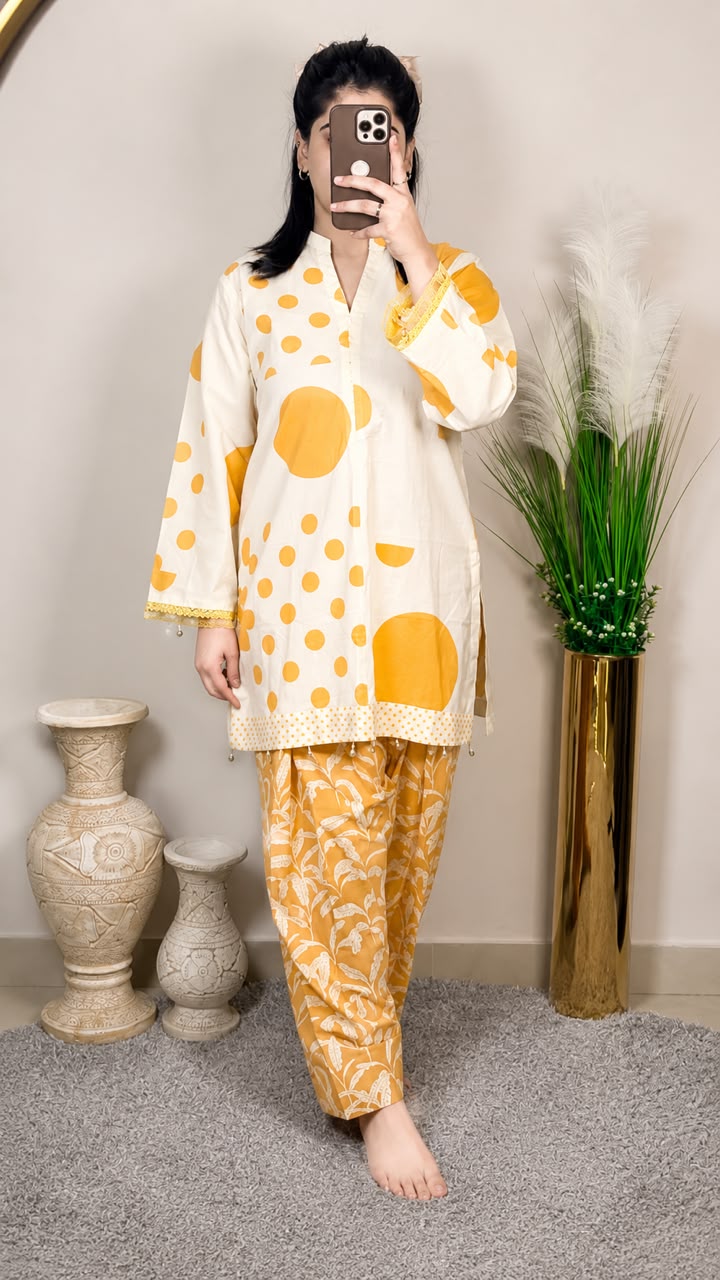 Yellow Shalwar Kurta