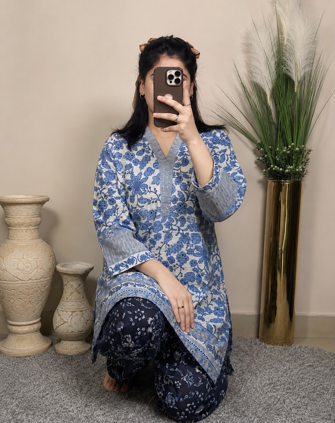 Blue Kurta Shalwar