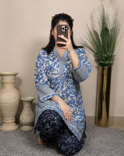Blue Kurta Shalwar