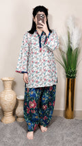 Ocean Blue Kurta Shalwar