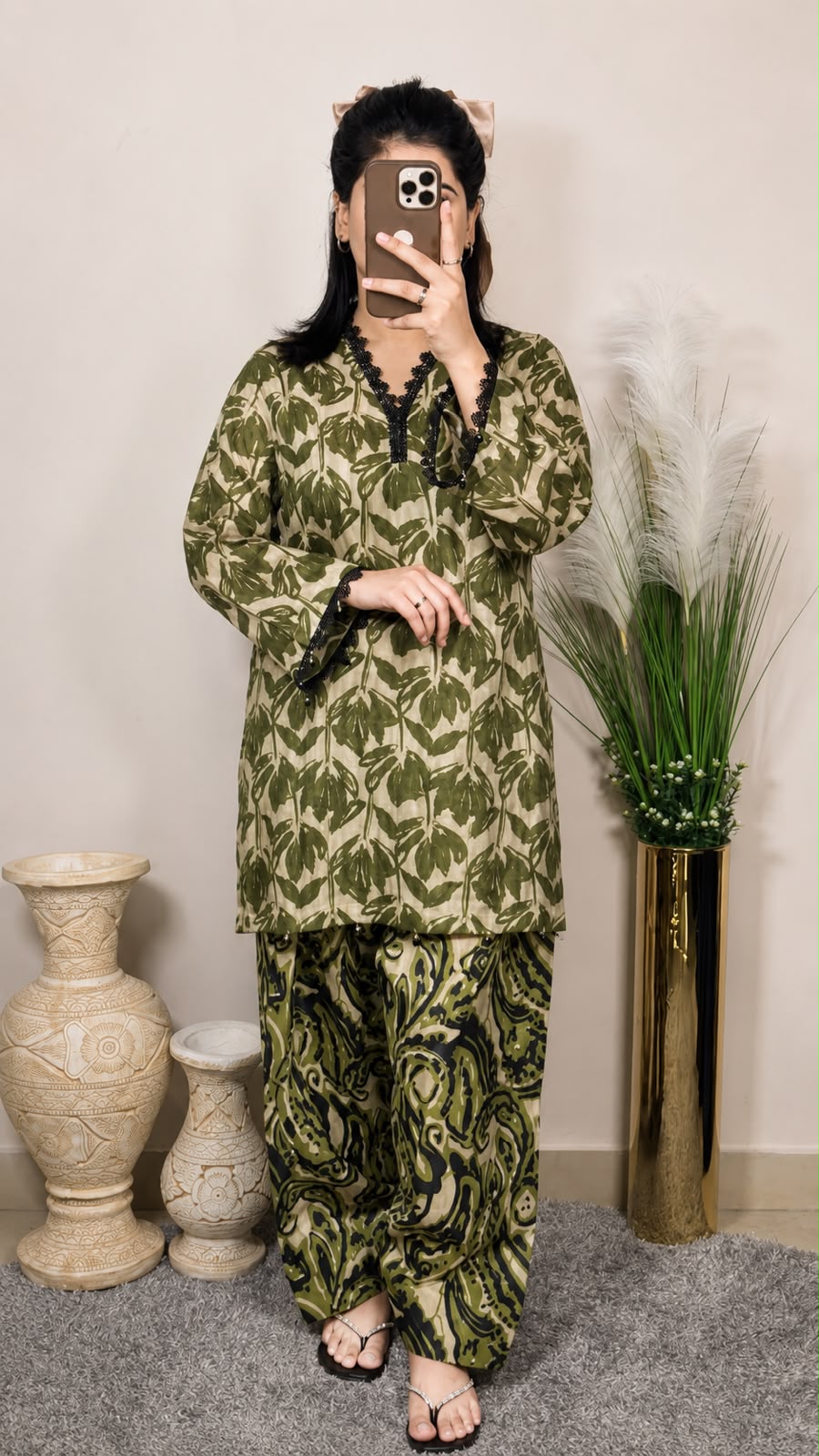 Green Kurta Shalwar